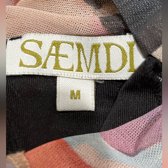 SAEMDI COLLAGE MESH MINI DRESS, BALLET CORE, SIZE M - Picture 11 of 11